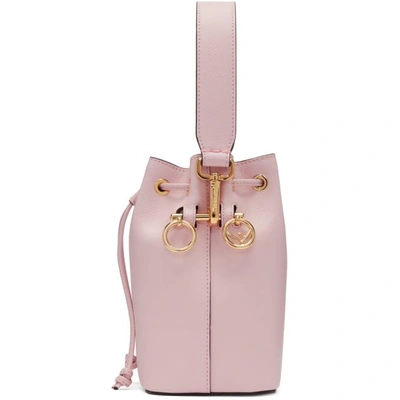 Shop Fendi Pink Mini Mon Tresor Bucket Bag