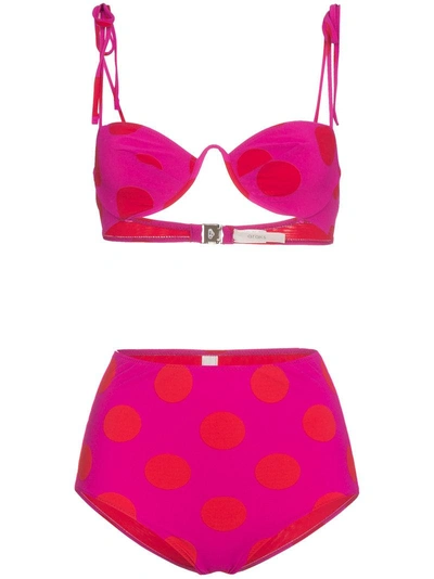 Shop Araks Myriam Bikini In Pink