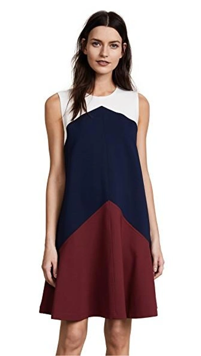 Shop Tory Burch Willa Dress In Cordovan