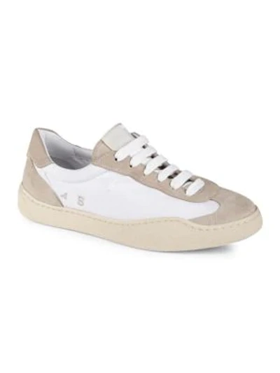 Shop Acne Studios Lhara Low-top Sneakers In Off White