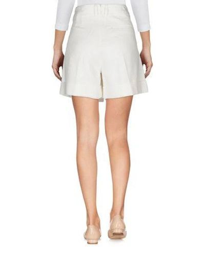 Shop Wood Wood Woman Shorts & Bermuda Shorts White Size 10 Viscose, Cotton
