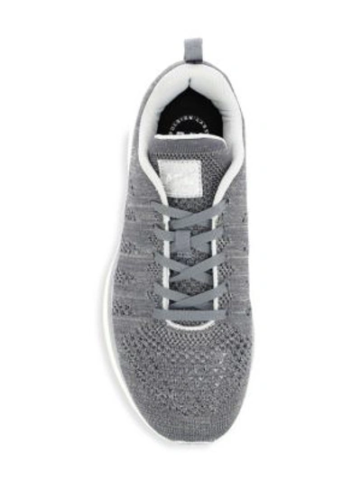Shop Apl Athletic Propulsion Labs Men's Techloom Pro Sneakers In Metallic Off White