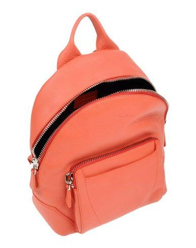 Shop Santoni Backpack & Fanny Pack In Coral