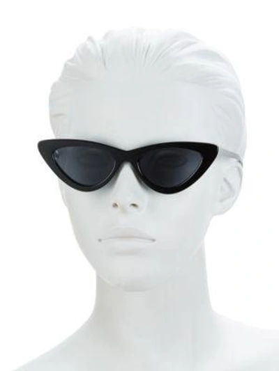 Shop Le Specs Adam Selman X  Luxe The Last Lolita Black Sunglasses