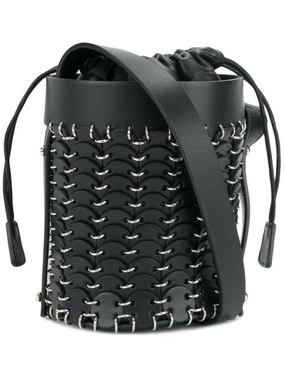 Shop Rabanne Mini Bucket Shoulder Bag