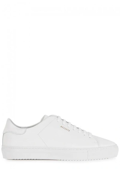 Shop Axel Arigato Clean 90 White Leather Sneakers