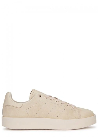 smid væk indstudering Erobre Adidas Originals Stan Smith Bold Stone Suede Trainers In Sand | ModeSens