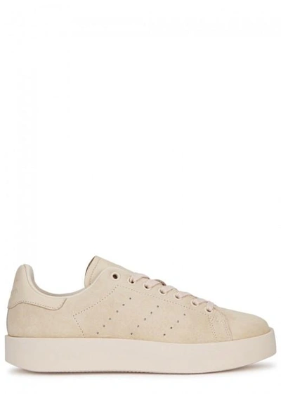 Adidas Originals Stan Smith Bold Stone Suede Trainers In Sand | ModeSens