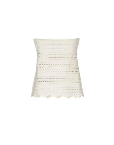 Shop Atos Lombardini Tube Top In Ivory