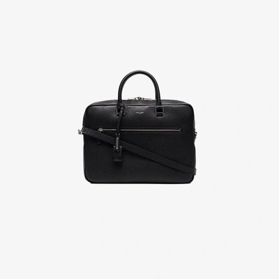 Shop Saint Laurent Sac De Jour Souple Briefcase In Black