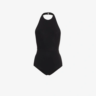 Shop Jean Yu Tyler Swimsuit In Black