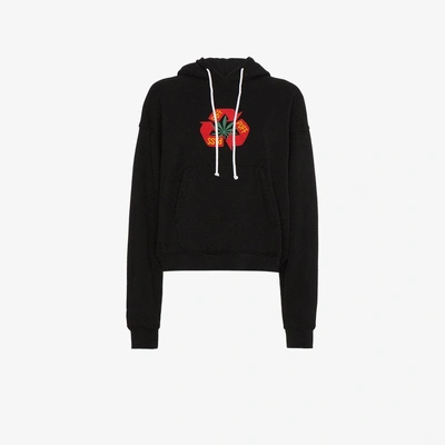 Shop Adaptation Hoodie With Recycle Motif In Black