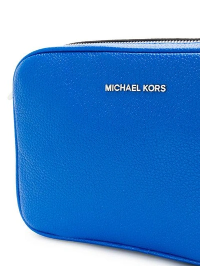 Shop Michael Michael Kors Ginny Crossbody Bag - Blue