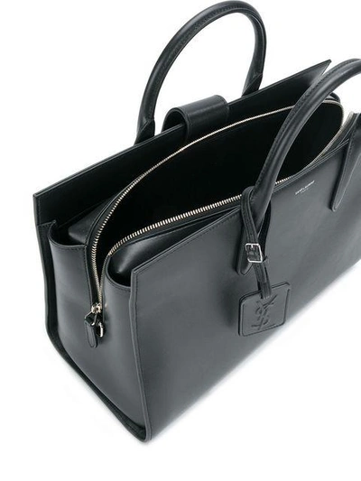 Shop Saint Laurent Large Jane Tote Bag In Black