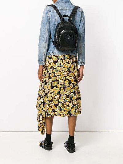 Shop Marc Jacobs Mini Double Zip Backpack - Black