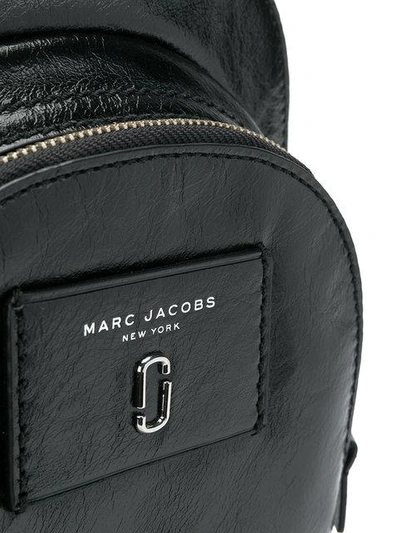 Shop Marc Jacobs Mini Double Zip Backpack - Black