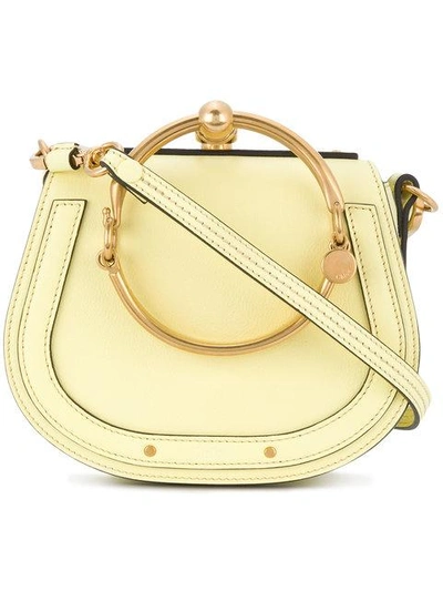 Shop Chloé Nile Shoulder Bag In Yellow