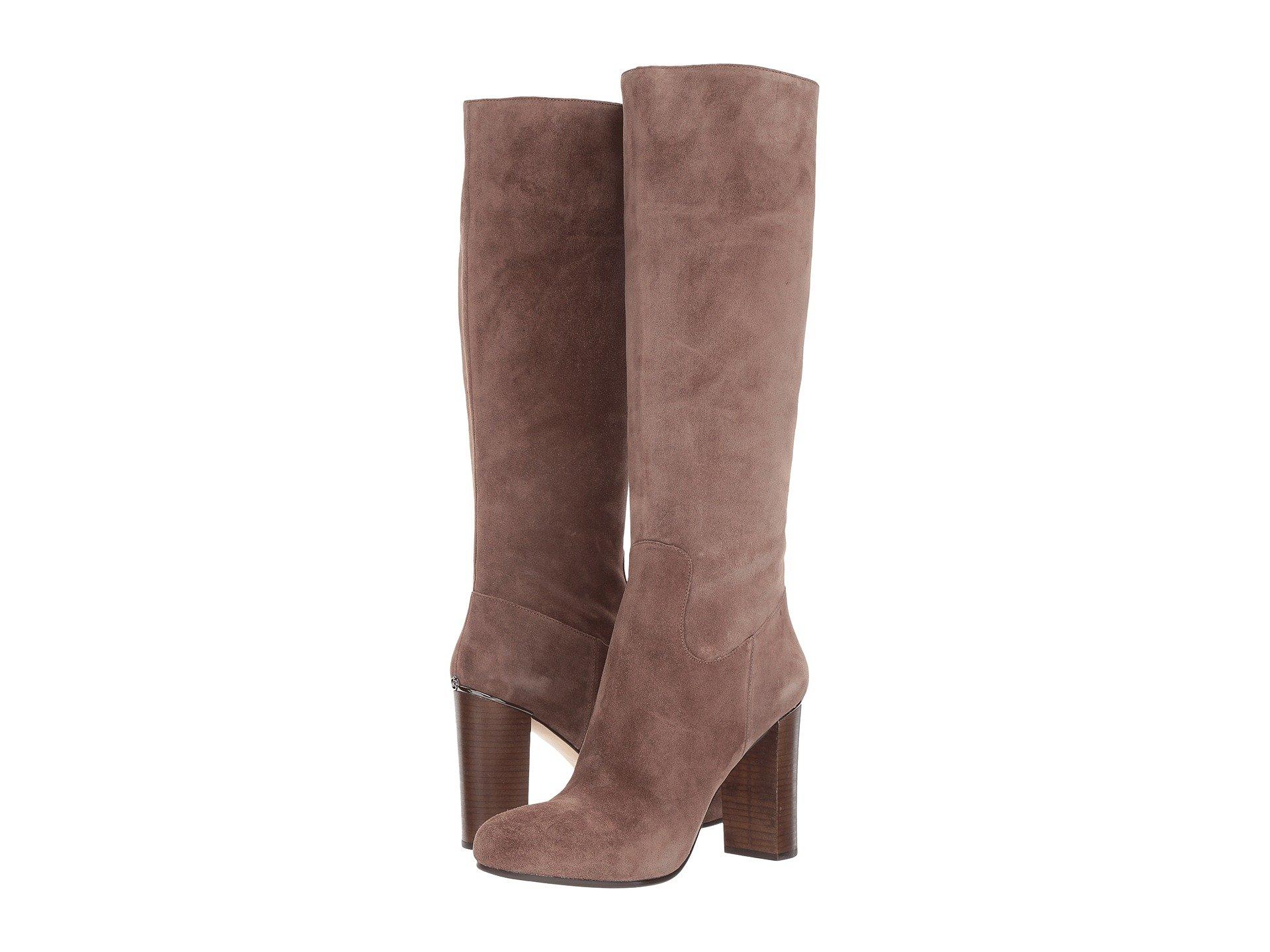 suede michael kors boots