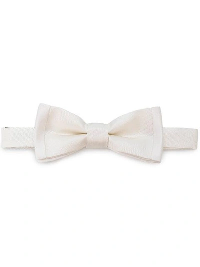 Shop Dsquared2 Classic Bow Tie In White