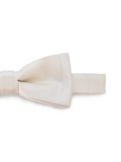 Shop Dsquared2 Classic Bow Tie In White