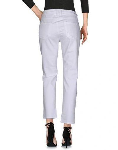 Shop Current Elliott Current/elliott Woman Jeans White Size 30 Cotton, Elastane