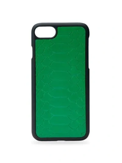 Shop Gigi New York Leather Iphone Case 7 In Jade