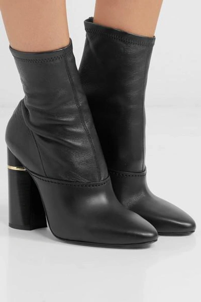 Shop 3.1 Phillip Lim / フィリップ リム Kyoto Leather Sock Boots In Black