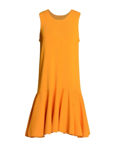 Shop Issa Short Dress In Orange