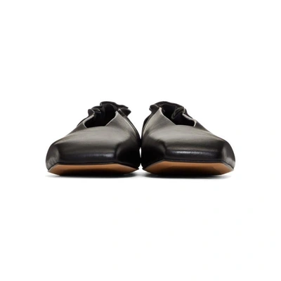 Shop Rick Owens Black Geoballerina Flats