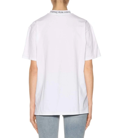 Shop Acne Studios Gojina Cotton T-shirt In White