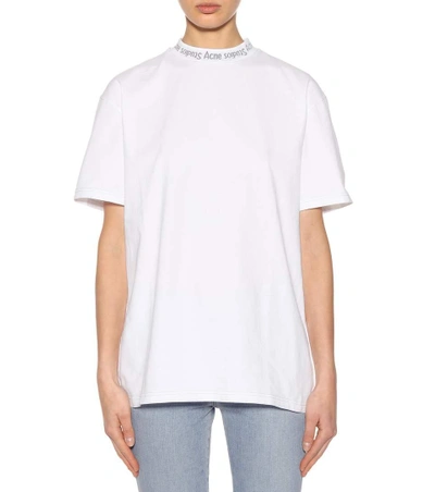 Shop Acne Studios Gojina Cotton T-shirt In White