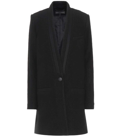 Shop Rag & Bone Tuxx Virgin Wool Coat In Llack