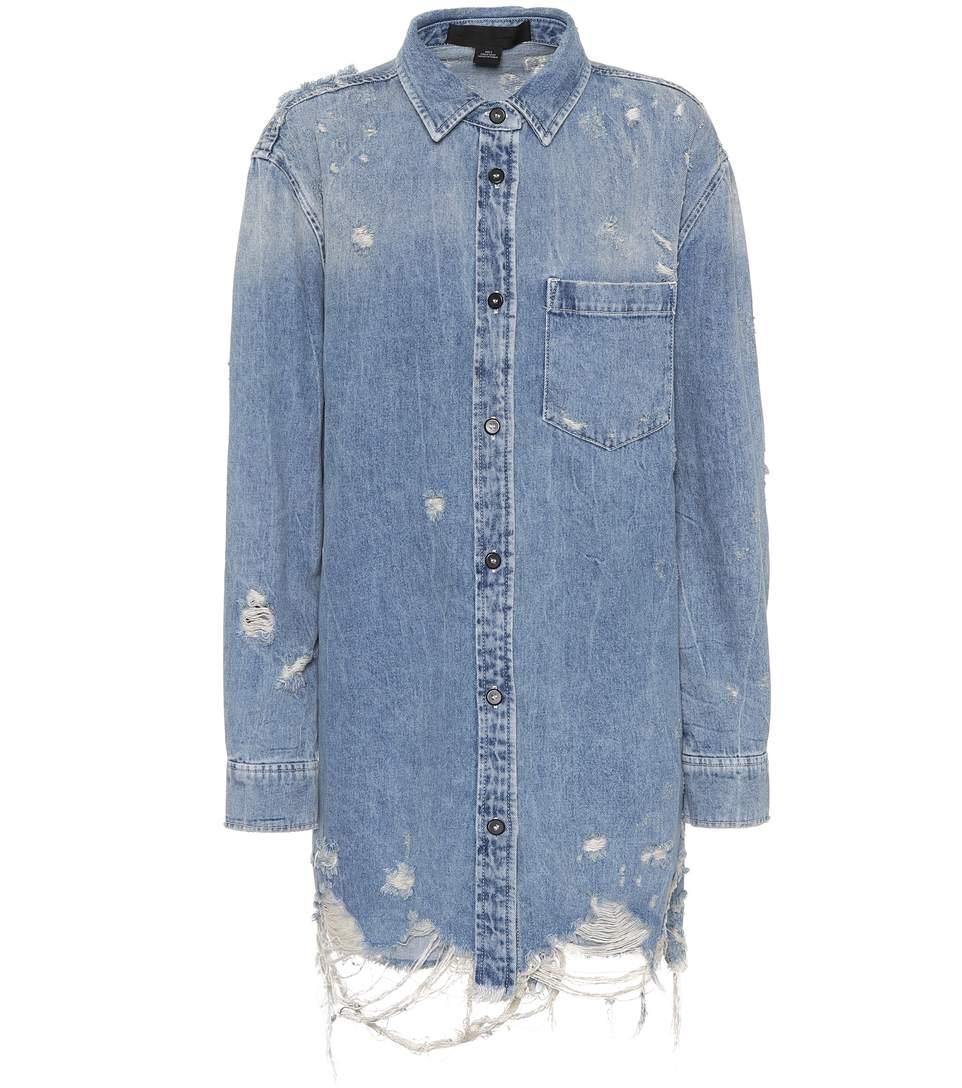 alexander wang denim dress