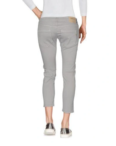 Shop Dondup Denim Pants In Grey