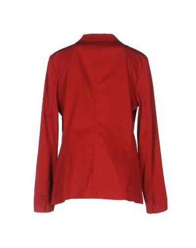 Shop Aspesi Blazer In Red