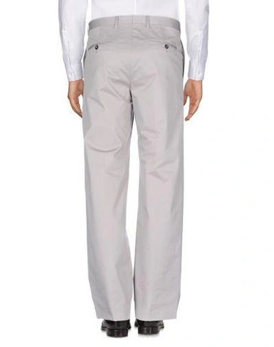 Shop Dolce & Gabbana Man Pants Light Grey Size 38 Cotton, Elastane