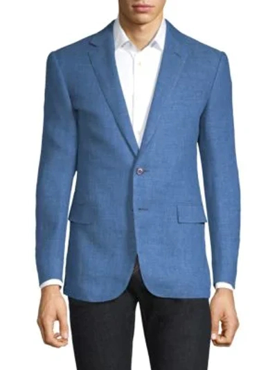 Shop Ralph Lauren Anthony Wool Jacket In Light Blue