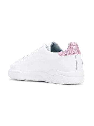 Shop Chiara Ferragni 'roger' Sneakers In White