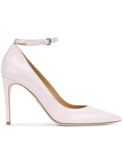 Shop Dsquared2 Mary Jane Heeled Pumps - Pink In Pink & Purple