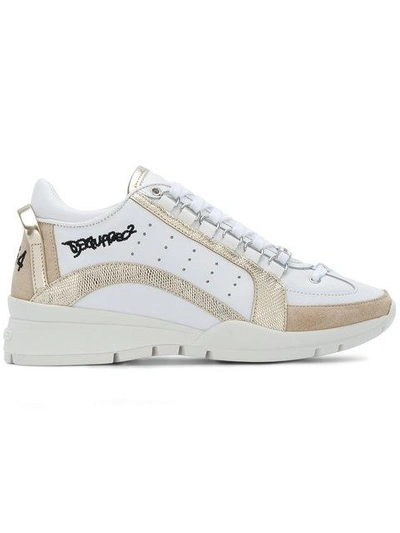 Shop Dsquared2 551 Sneakers In White