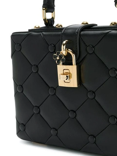 Shop Dolce & Gabbana Dolce Box Shoulder Bag In Black