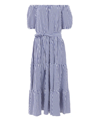 Shop Mds Stripes Lexi Peasant Dress