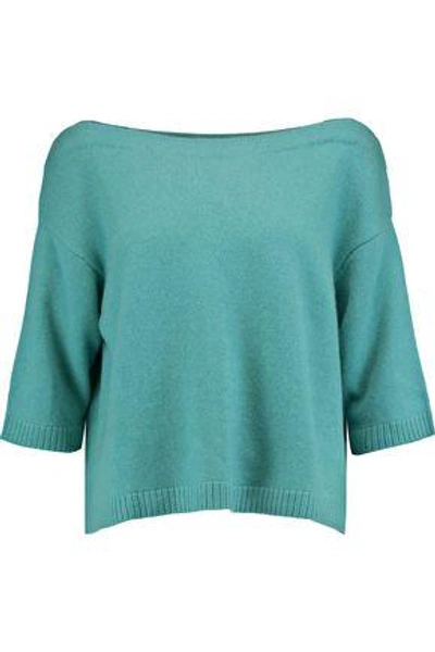 Shop Valentino Woman Cashmere Sweater Teal