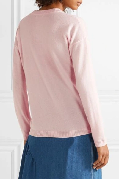 Shop Equipment Bryce Cashmere Sweater In Baby Pink
