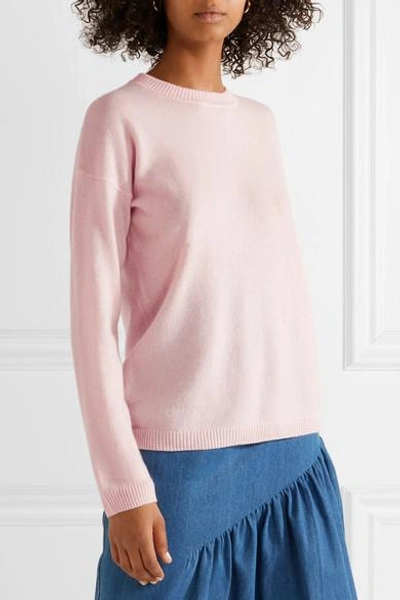 Shop Equipment Bryce Cashmere Sweater In Baby Pink
