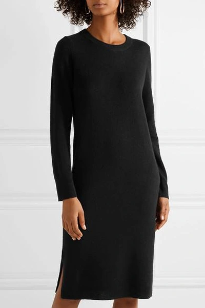 Shop Equipment Snyder Cashmere Midi Dress In Black