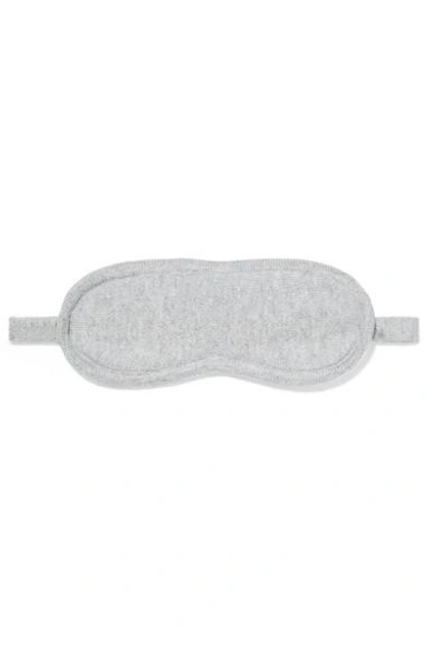 Shop Skin Cotton-blend Wrap, Eye Mask And Slipper Gift Set In Gray