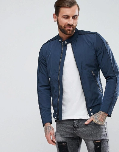 Diesel nylon 2024 biker jacket