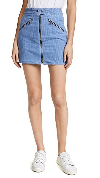 rag and bone racer skirt