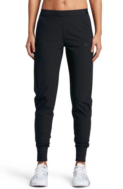 Shop Nike Training Pants In Black/ Black
